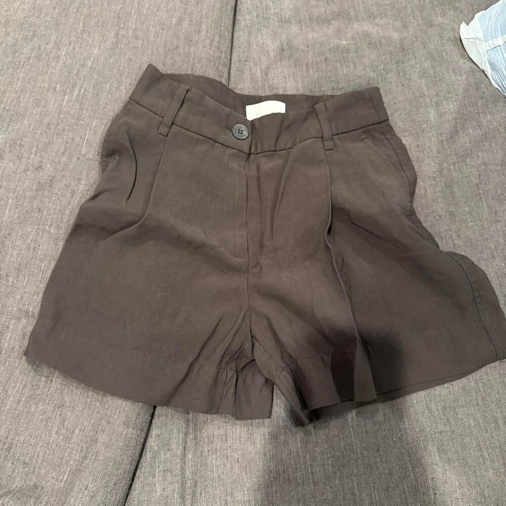 H-m Women's Brown and Black Shorts